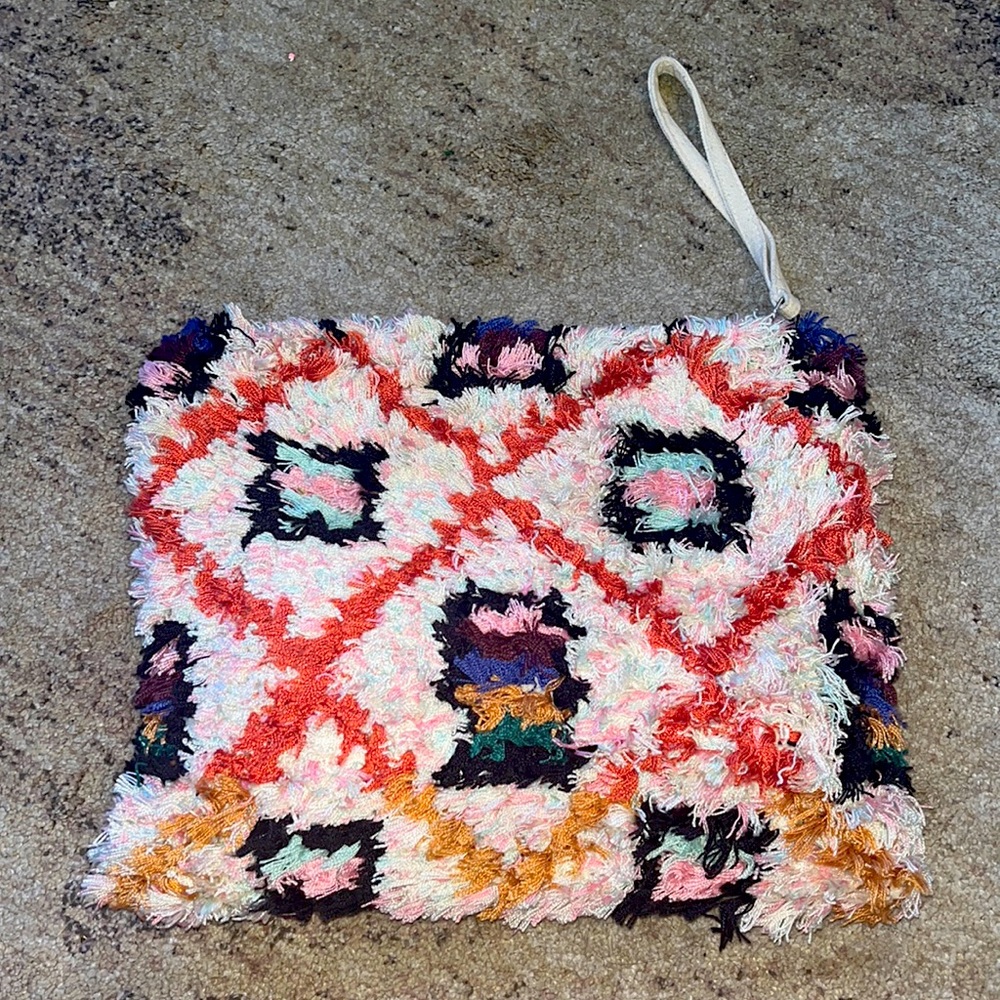 Handmade multicolor cosmetic bag